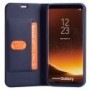 Magnetic Bookcase Samsung Galaxy S8 Donker Blauw