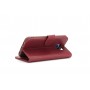 Genuine Leather Bookcase Samsung Galaxy S6 Edge Rood