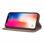 Rico Vitello Magnetische Wallet case voor Galaxy A 41 Bruin