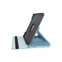 De 360° Draaibare Bookcase voor Galaxy Tab 510 Licht Blauw