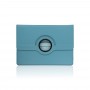 De 360° Draaibare Bookcase voor Galaxy Tab 720/725 Licht Blauw