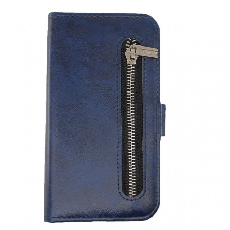 Rico Vitello Rits Wallet case voor iPhone 11 pro max blauw