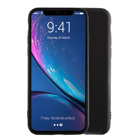 Rico Vitello Zwart siliconen back cover voor iPhone 11 pro max