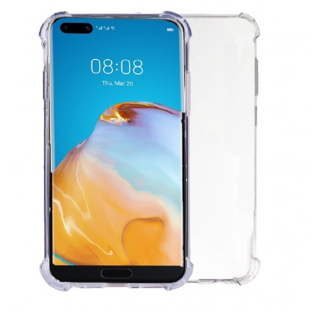 Rico Vitello Anti shock siliconen back cover voor Huawei P40 doorzichtig