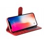 Echt Leren Book Case iPhone 11 pro Max Rood