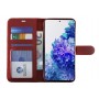 Echt Leren Book Case  Galaxy S10e Rood