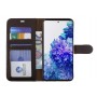 Echt Leren Book Case Galaxy S10 Donker Bruin