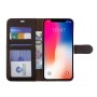 Echt Leren Book Case iPhone 11 pro Max donker bruin