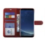 Echt Leren Book Case Samsung Galaxy S9 Plus Rood