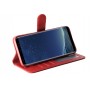 Echt Leren Book Case Samsung Galaxy S9 Rood