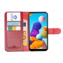 Rico Vitello excellent Wallet Case voor Galaxy A21S Rood