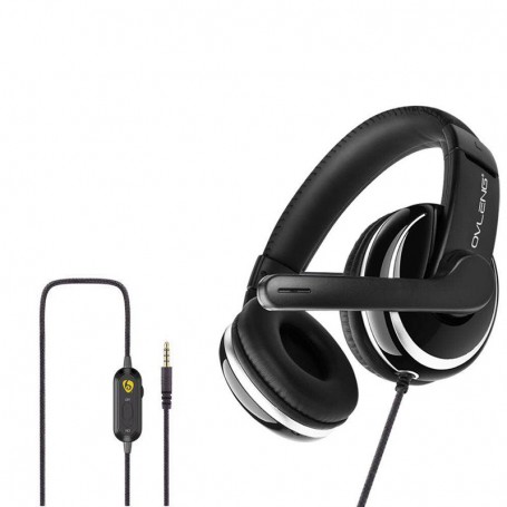 Stereo Gaming headphone OV- P4 Zwart- Zilver