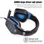 Stereo Gaming headphone OV- P10 Zwart-Blauw