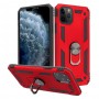 Stevige Ring Backcover voor iPhone 12 Pro Max Rood