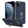 Stevige Ring Backcover voor iPhone 12 Pro Max Blauw