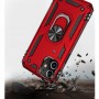 Stevige Ring backcover voor iPhone 12 Mini Rood