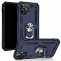 Stevige Ring backcover voor iPhone 12 Mini Blauw