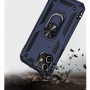 Stevige Ring backcover voor iPhone 12 Mini Blauw