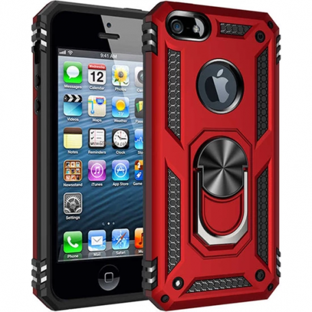 Stevige Ring backcover voor iPhone 7/8/SE 2020 Rood