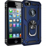 Stevige Ring backcover voor iPhone 5S/5SE Blauw