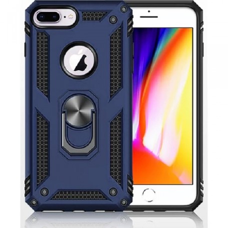 Stevige Ring backcover voor iPhone 7/8 Plus Blauw