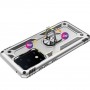 Stevige Ring backcover voor Samsung S20 Ultra Zilver