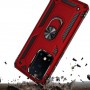 Stevige Ring backcover voor Samsung S20 Ultra Rood