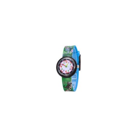 Yolako kinderhorloge groen-zwart