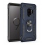 Stevige Ring backcover voor Samsung S9 Blauw