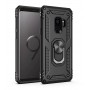 Stevige Ring backcover voor Samsung S9 Zwart