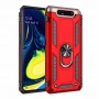 Stevige Ring backcover voor Samsung A80/A90 Rood