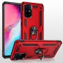 Stevige Ring backcover voor Samsung A71 5G Rood