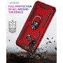 Stevige Ring backcover voor Huawei P smart 2020 Rood