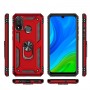 Stevige Ring backcover voor Huawei P smart 2020 Rood