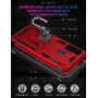 Stevige Ring backcover voor Huawei P smart 2020 Rood