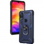 Stevige Ring backcover voor Huawei P smart 2019 Blauw