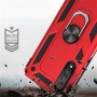 Stevige Ring backcover voor Huawei P smart 2019 Rood