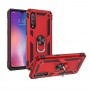 Stevige Ring backcover voor Huawei P smart 2019 Rood