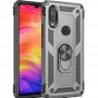 Stevige Ring backcover voor Huawei P 30 pro Silver