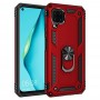 Stevige Ring backcover voor Huawei P 40 lite Rood