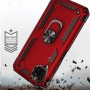 Stevige Ring backcover voor Huawei P 40 lite Rood