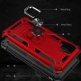 Stevige Ring backcover voor Huawei P 40 lite Rood