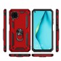 Stevige Ring backcover voor Huawei P 40 lite Rood