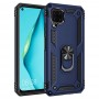 Stevige Ring backcover voor Huawei P 40 lite Blauw