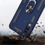 Stevige Ring backcover voor Samsung A70 Blauw