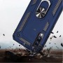 Stevige Ring backcover voor Samsung A50 Blauw