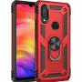 Stevige Ring backcover voor Samsung A20 Rood