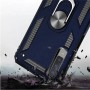 Stevige Ring backcover voor Samsung  M20 Blauw