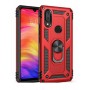 Stevige Ring backcover voor Samsung A20S Rood