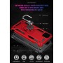 Stevige Ring back cover voor Huawei Y5P 2020 Rood